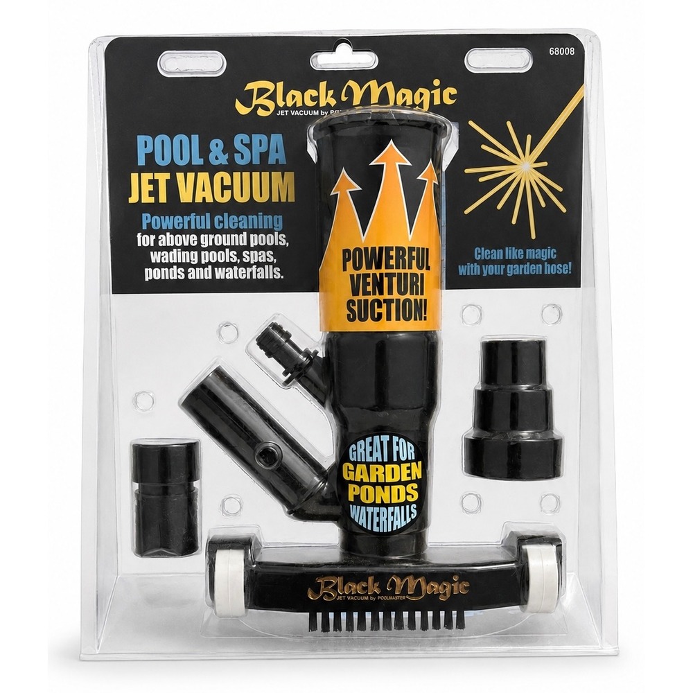 Poolmaster Black Magic Pool Spa Jet Vacuum Venturi Cleaner Above Ground Tool New
